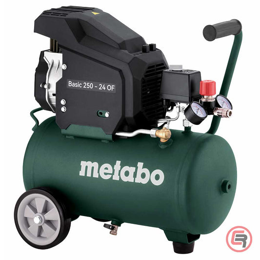 Metabo Kompresor Klipni BASIC 250-24 OF / 24 litra Bezuljni – 601523000 by Metabo 601523000 Kompresori