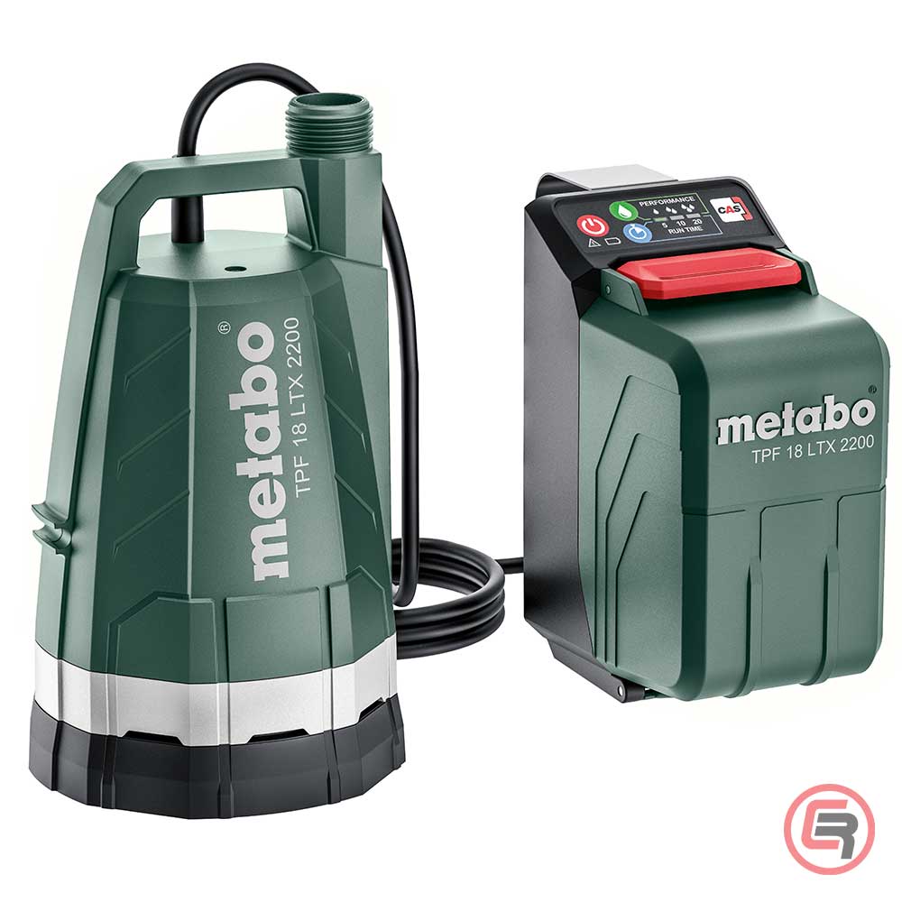 Metabo Pumpa Za Vodu Potopna Aku TPF 18 LTX 2200 + Adapter Za Bure / 18 V (bez baterija i punjača) – 601729850 by Metabo