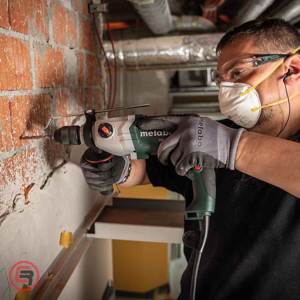 Metabo Bušilica SBE 800 – 2 R + L Vibraciona Elektronik 800 W U Koferu – 601744500 by Metabo 601744500 Bušilice Udarne