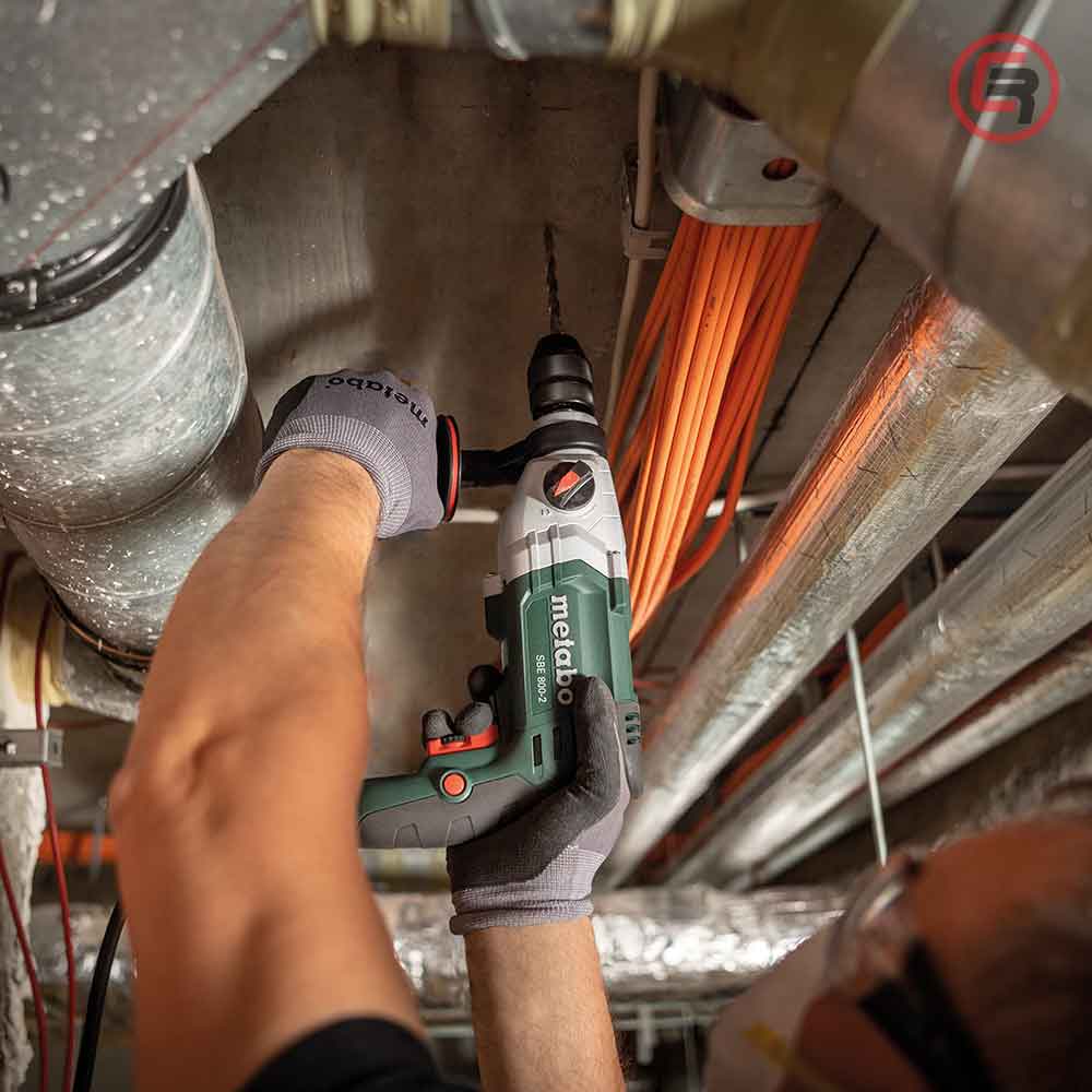 Metabo Bušilica SBE 800 – 2 R + L Vibraciona Elektronik 800 W U Koferu – 601744500 by Metabo 601744500 Bušilice Udarne