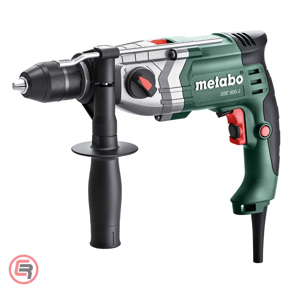 Metabo Bušilica SBE 800 – 2 R + L Vibraciona Elektronik 800 W U Koferu – 601744500 by Metabo 601744500 Bušilice Udarne
