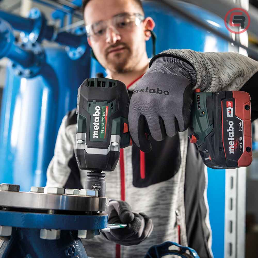 Metabo Odvijač Udarni Aku SSW 18 LTX 800 BL – 1/2″ (bez baterije i punjača) + metaBOX 145 L – 602403840 by Metabo 602403840