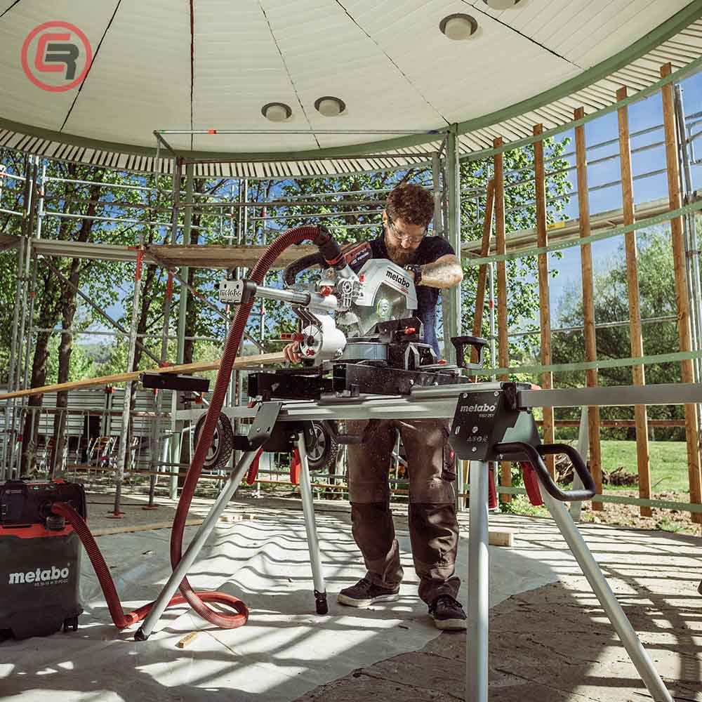 Metabo Pila Kružna Aku KGS 18 LTX BL 254 / 18 V Za Kutno Rezanje Potezna 254 mm (bez baterija i punjača) – 614254850 by