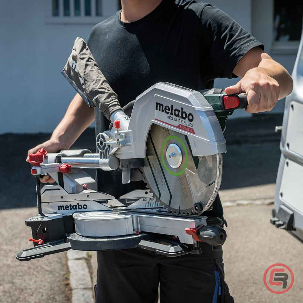 Metabo Pila Kružna Aku KGS 18 LTX BL 305 / 18 V Za Kutno Rezanje Potezna 305 mm (bez baterija i punjača) – 614305850 by