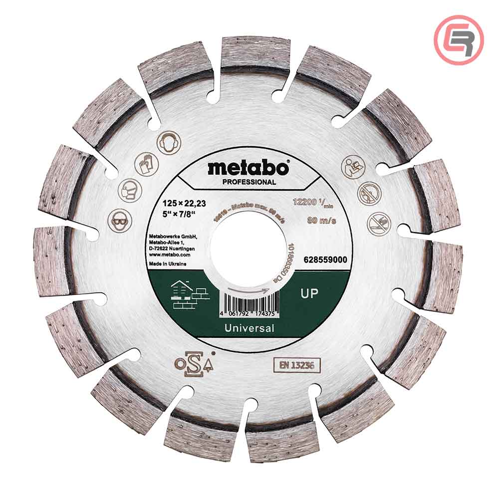 Metabo Dijamantna Rezna Ploča Univerzalna 125 x 22,23 mm “UP” Professional – 628559000 by Metabo 628559000 Brusne / Rezne