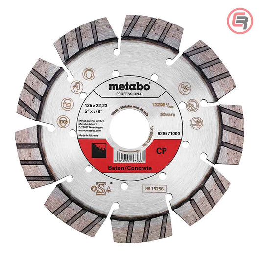 Metabo dijamantska rezna ploča za beton 125 x 22,23 mm