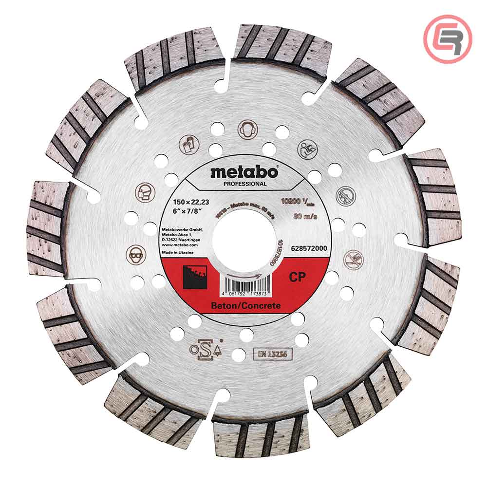 Metabo Dijamantna Rezna Ploča Za Beton 150 x 22,23 mm “CP” Professional – 628572000 by Metabo 628572000 Pribor Za Brusilice