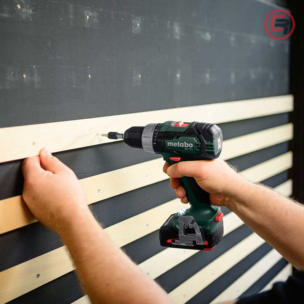 Metabo Bušilica – Odvijač Aku BS 18 L 2 x AKU LiPOWER (2,0 Ah) SC 36 + metaBOX 145 – 614051500 by Metabo 614051500 Aku