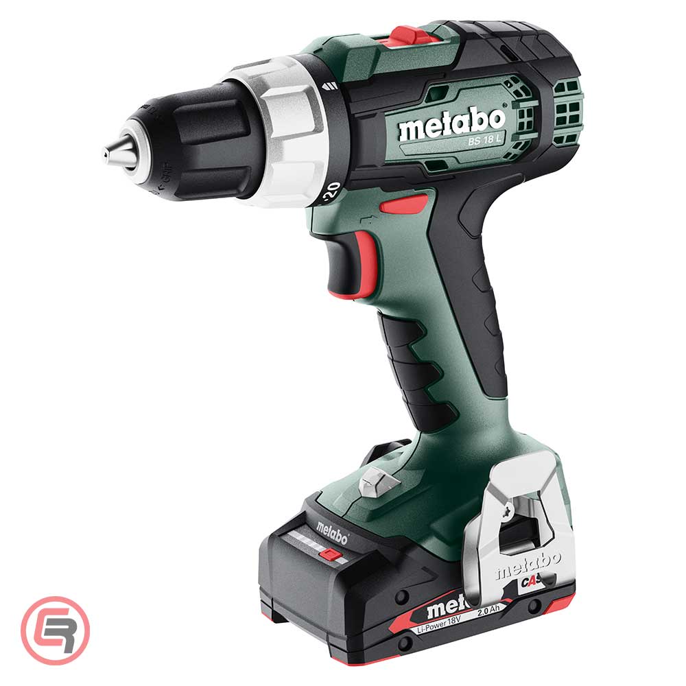 Metabo Bušilica – Odvijač Aku BS 18 L 2 x AKU LiPOWER (2,0 Ah) SC 36 + metaBOX 145 – 614051500 by Metabo 614051500 Aku