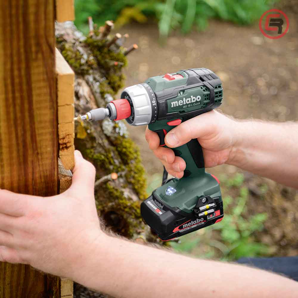 Metabo Bušilica – Odvijač Aku BS 18 L Quick 2 x AKU LiPOWER (2,0 Ah) SC 36 + metaBOX 145 – 614052500 by Metabo 614052500