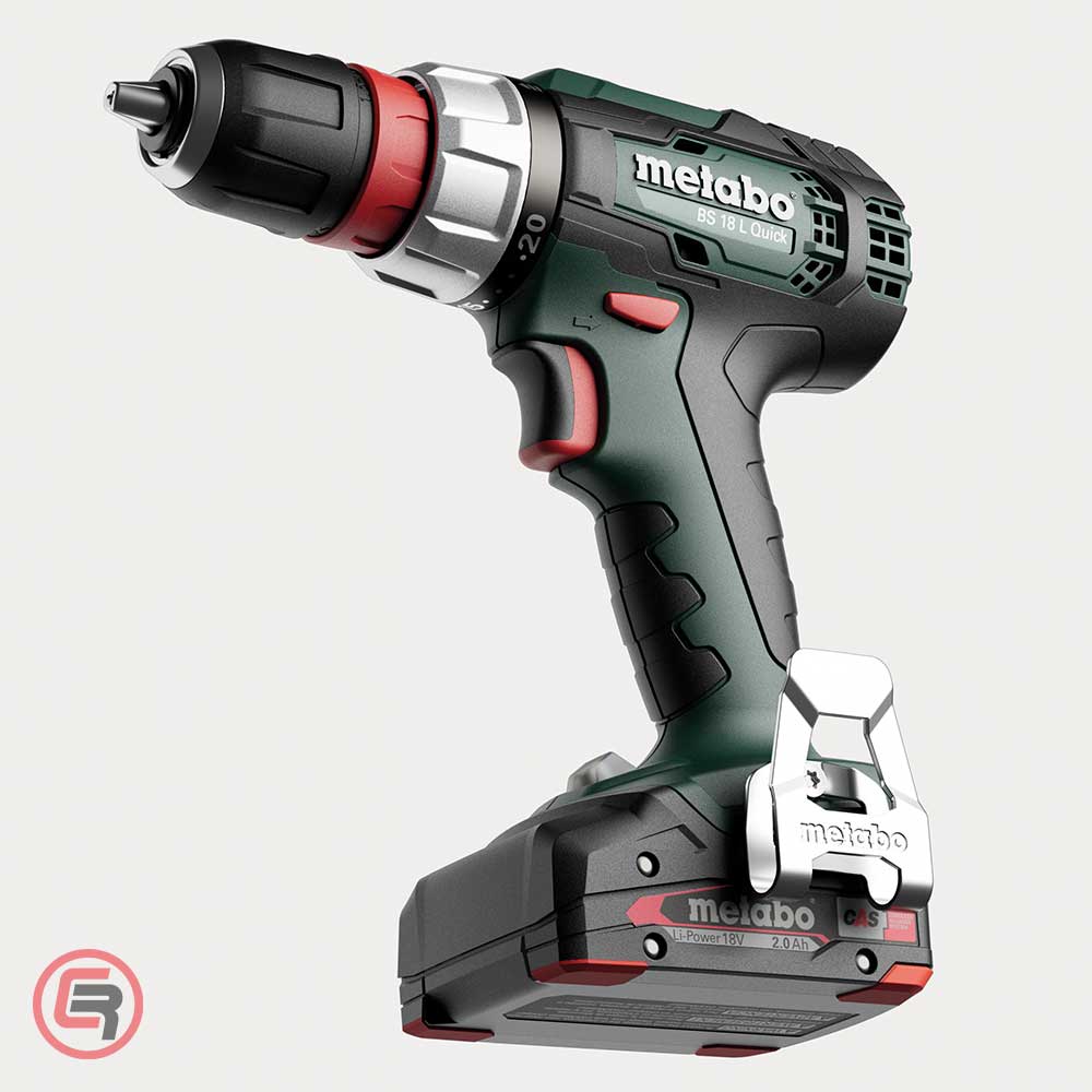 Metabo Bušilica – Odvijač Aku BS 18 L Quick 2 x AKU LiPOWER (2,0 Ah) SC 36 + metaBOX 145 – 614052500 by Metabo 614052500