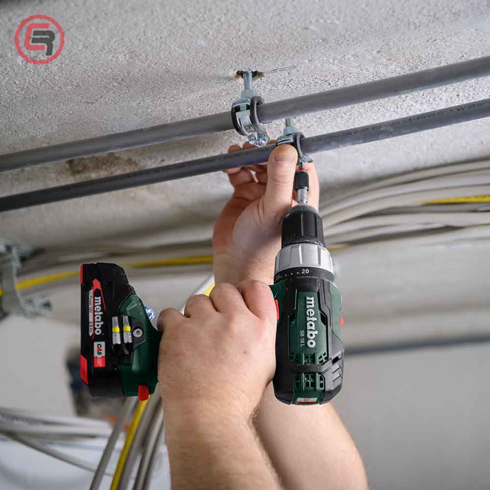 Metabo Bušilica – Odvijač Aku Udarna SB 18 L Set 2 x AKU LiPOWER (2,0 Ah) SC 36 WorkShop Sa Priborom – 614053710 by Metabo