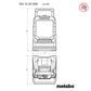 Metabo Svjetiljka Lampa Za Gradilište BSA 18 LED 4000 (bez baterija i punjača) – 601505850 by Metabo 601505850 Aku Ostali