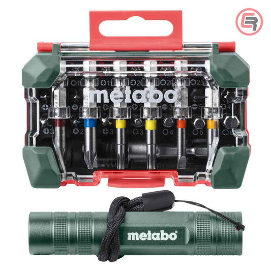 Metabo Set Bitova Bit Box “SP” 29 dijelni + Lampa Mini – 626721000 by Metabo 626721000 Garniture / Setovi Pribora - detalj 2
