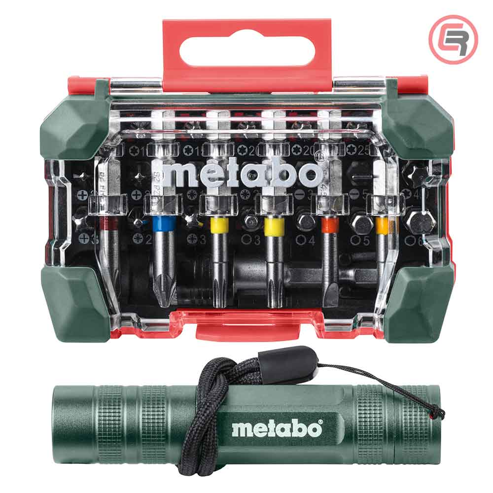 Metabo Set Bitova Bit Box “SP” 29 dijelni + Lampa Mini – 626721000 by Metabo 626721000 Garniture / Setovi Pribora - detalj 2