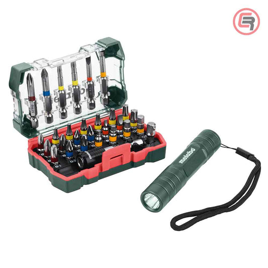 Metabo 626721000 set bitova s LED lampom u kutiji