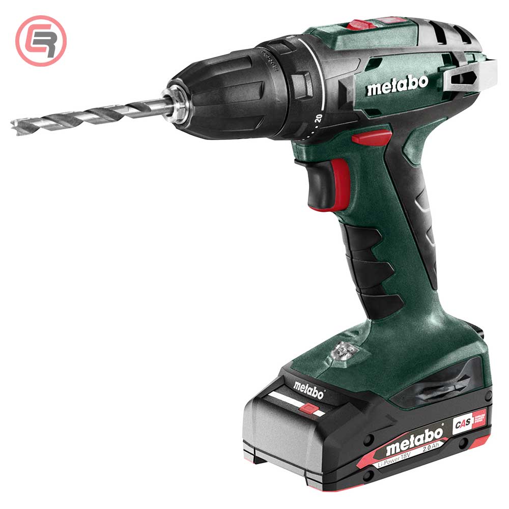 Metabo Combo Set 2.6.6 / 18V BS 18 + W 18 7-125 (1×2,0 Ah + 1×4,0 Ah + SC30 )+ metaBOX – 685234000 by Metabo 685234000 Aku
