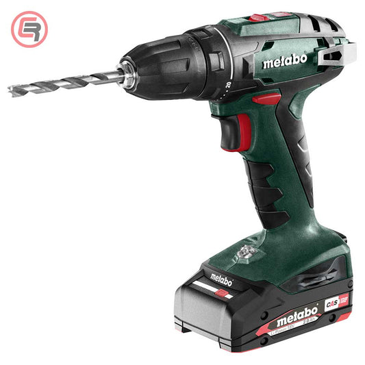 Metabo Combo Set 2.6.6 / 18V BS 18 + W 18 7-125 (1×2,0 Ah + 1×4,0 Ah + SC30 )+ metaBOX – 685234000 by Metabo 685234000 Aku