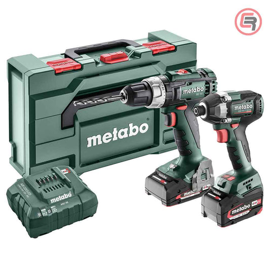 Metabo 18V combo set BS 18 L i SSD 18 LT 200 BL s baterijama i metaBOX koferom