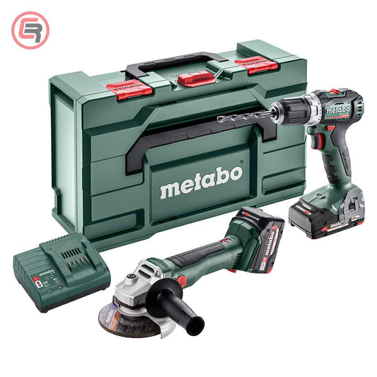 Metabo Combo Set 685233000 s aku bušilicom, brusilicom, baterijama i metaBOX koferom
