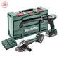Metabo Combo Set 2.6.6 / 18V BS 18 + W 18 7-125 (1×2,0 Ah + 1×4,0 Ah + SC30 )+ metaBOX – 685234000 by Metabo 685234000 Aku
