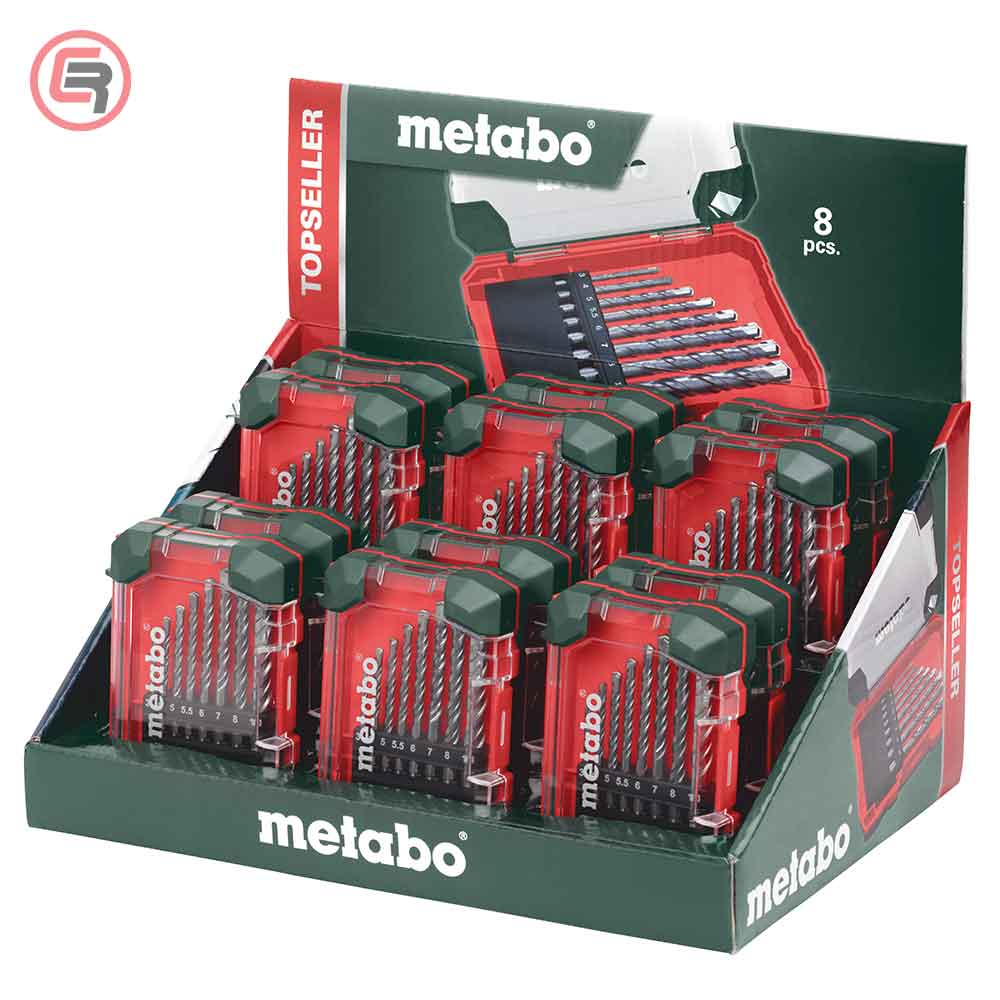 Metabo Garnitura Svrdala Za Beton 3-10 mm / 8 dijelna U PVC Kutiji “SP” – 626706000 by Metabo 626706000 Garniture / Setovi