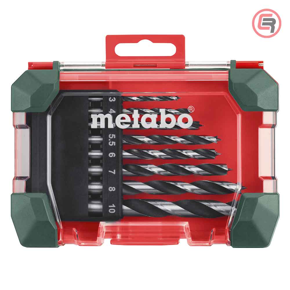 Metabo Garnitura Svrdala Za Drvo 3-10 mm / 8 dijelna U PVC Kutiji “SP” – 626705000 by Metabo 626705000 Garniture / Setovi