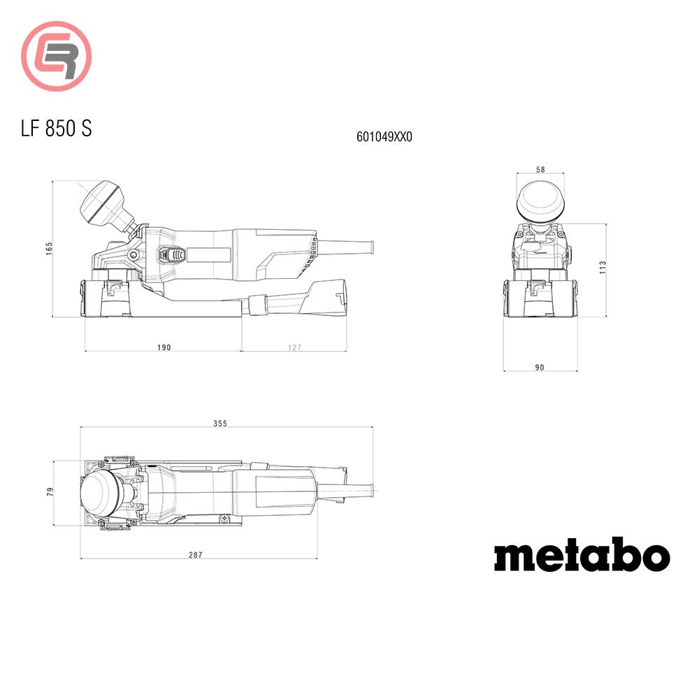 Metabo Glodalica LF 850 S Za Skidanje Laka 850 W U Koferu metaBOX 145 – 601049500 by Metabo 601049500 Glodalice - detalj 10