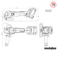 Metabo Brusilica Aku W 18 L BL 9 – 125 Kutna 18V / 125mm (bez baterija i punjača) – 602374850 by Metabo 602374850 Aku
