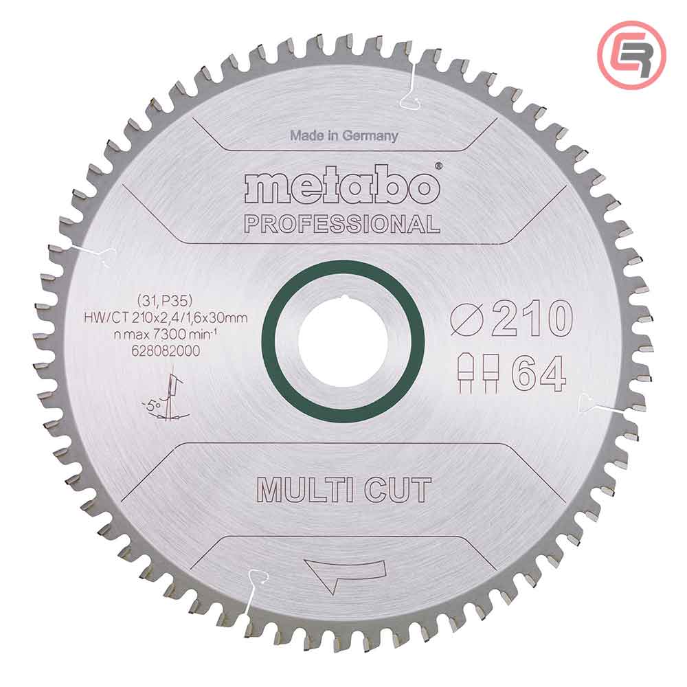 Metabo List Kružne Pile 210×2,4/1,6×30 / Z=64 Multi Cut Professional – 628082000 by Metabo 628082000 Listovi Pila