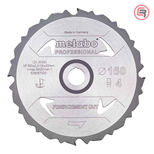 Metabo PCD list kružne pile 160 mm sa 4 zuba, model 628287000