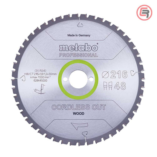Metabo 628445000 list kružne pile 216 mm sa 48 zuba