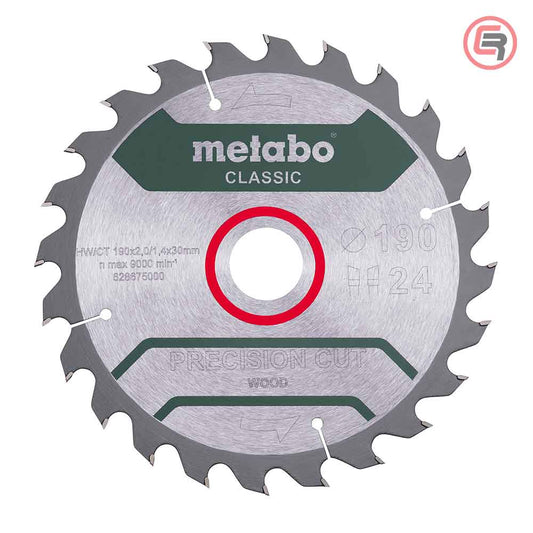 Metabo Precision Cut Wood Classic list kružne pile 190 mm sa 24 WZ zuba