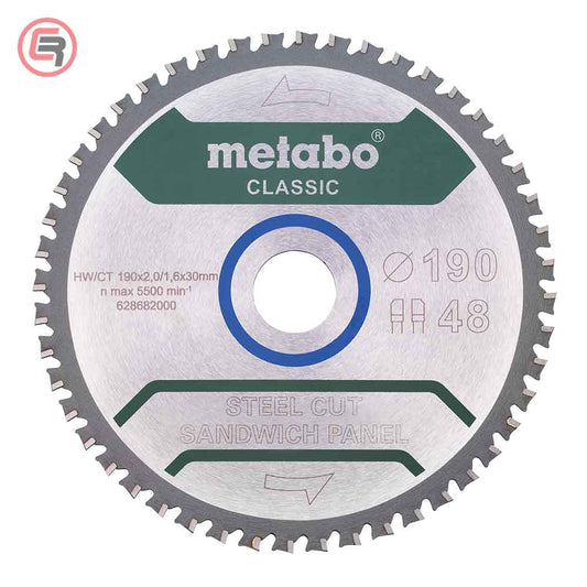 Metabo 628682000 list kružne pile za metal 190 mm sa 48 zuba