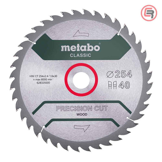 Metabo Precision Cut Wood Classic list kružne pile 254 mm s 40 zuba