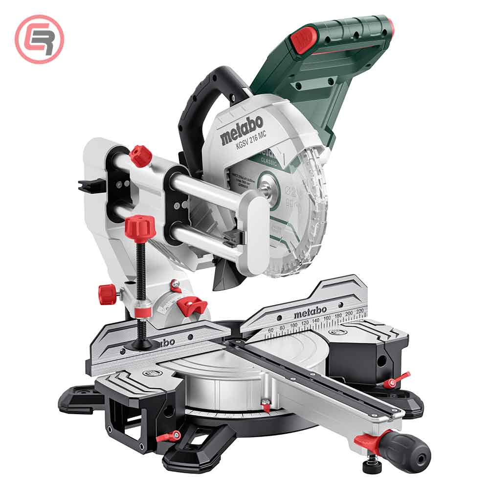 Metabo Pila Kružna KGSV 216 MC Za Kutno Rezanje Potezna 216 mm / 1,5 kW – 615216000 by Metabo 615216000 Potezne Pile