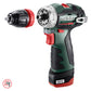 Metabo Bušilica-Odvijač Aku PowerMaxx BS BL Q 12V 2xAKU (2,0Ah) LC 24 + Kofer – 601749500 by Metabo 601749500 Aku Bušilice