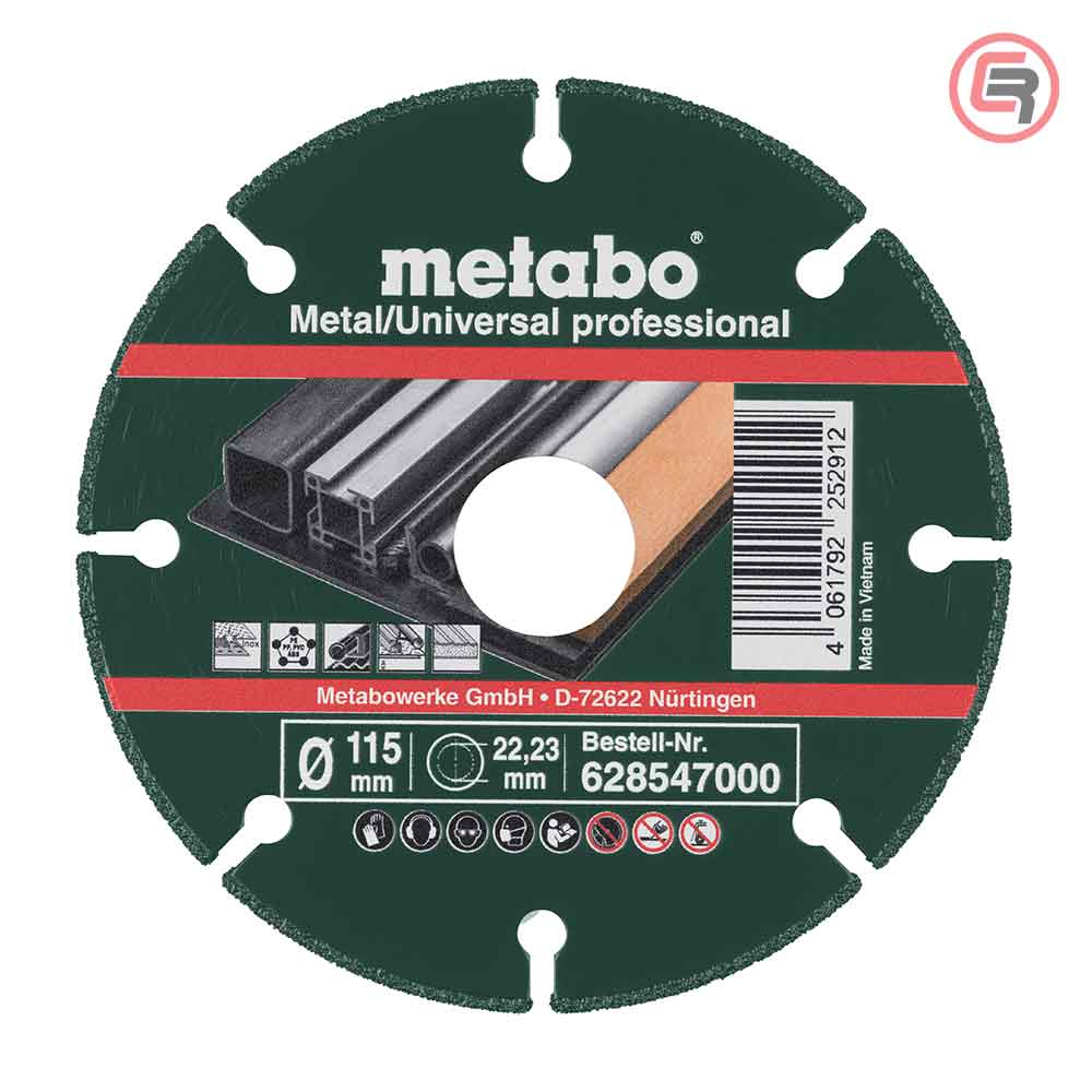 Metabo Dijamantna Rezna Ploča 115 x 1,3 x 22,23 mm “MUP” Metal / Universal Professional – 628547000 by Metabo 628547000