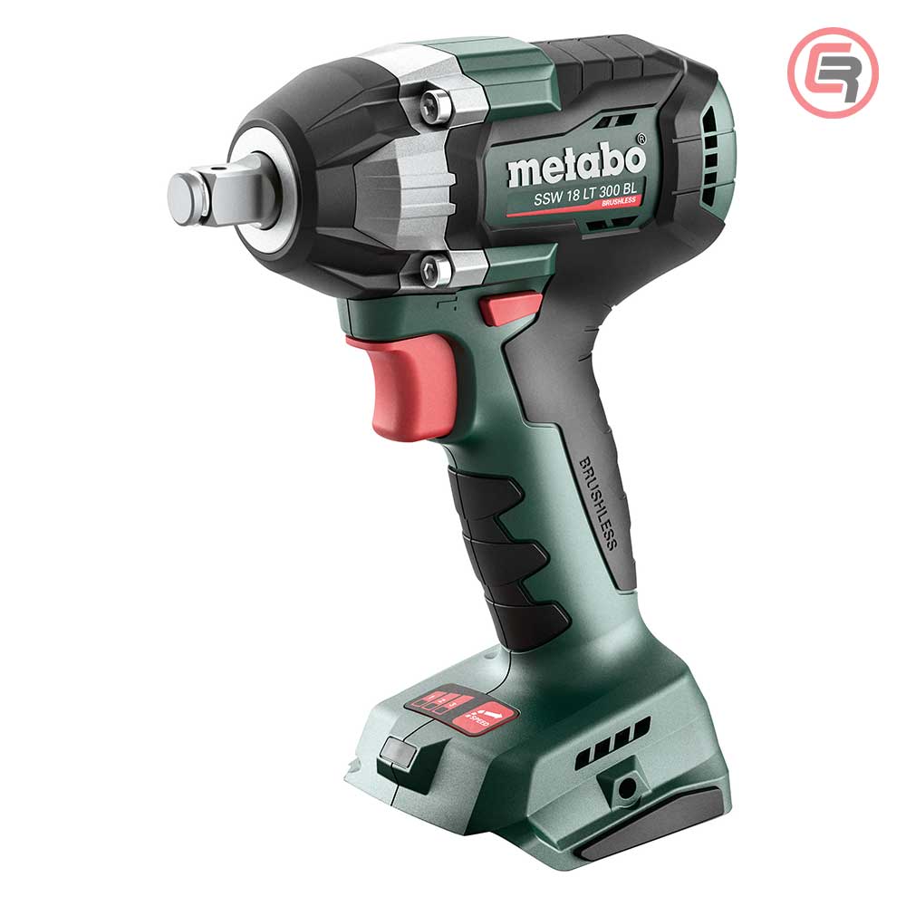 Metabo Odvijač Udarni Aku SSW 18 LT 300 BL – 1/2″ (bez baterije i punjača) – 602398850 by Metabo 602398850 Aku Odvijači