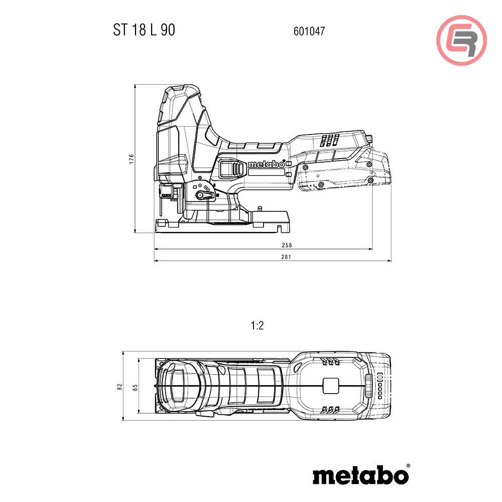 Metabo Pila Ubodna Aku ST 18 L 90 – 18V (bez baterije i punjača) – 601047850 by Metabo 601047850 Aku Ubodne Pile - detalj 6