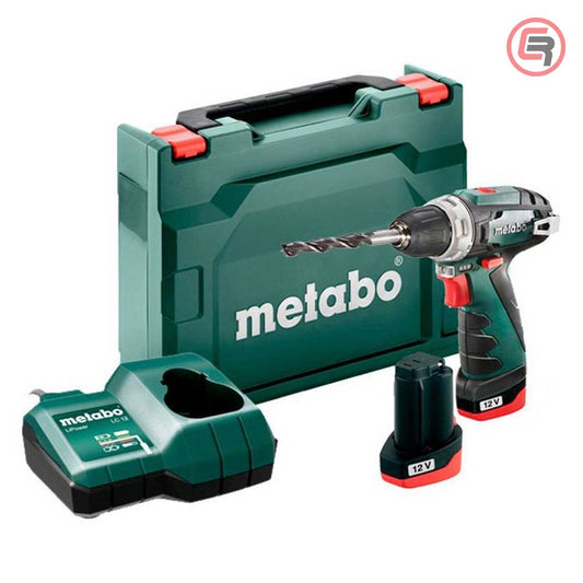 Metabo PowerMaxx BS Basic 12V aku bušilica-odvijač s dvije baterije i koferom