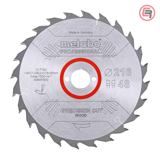 Metabo list kružne pile 216 mm sa 48 zuba, model 628041000