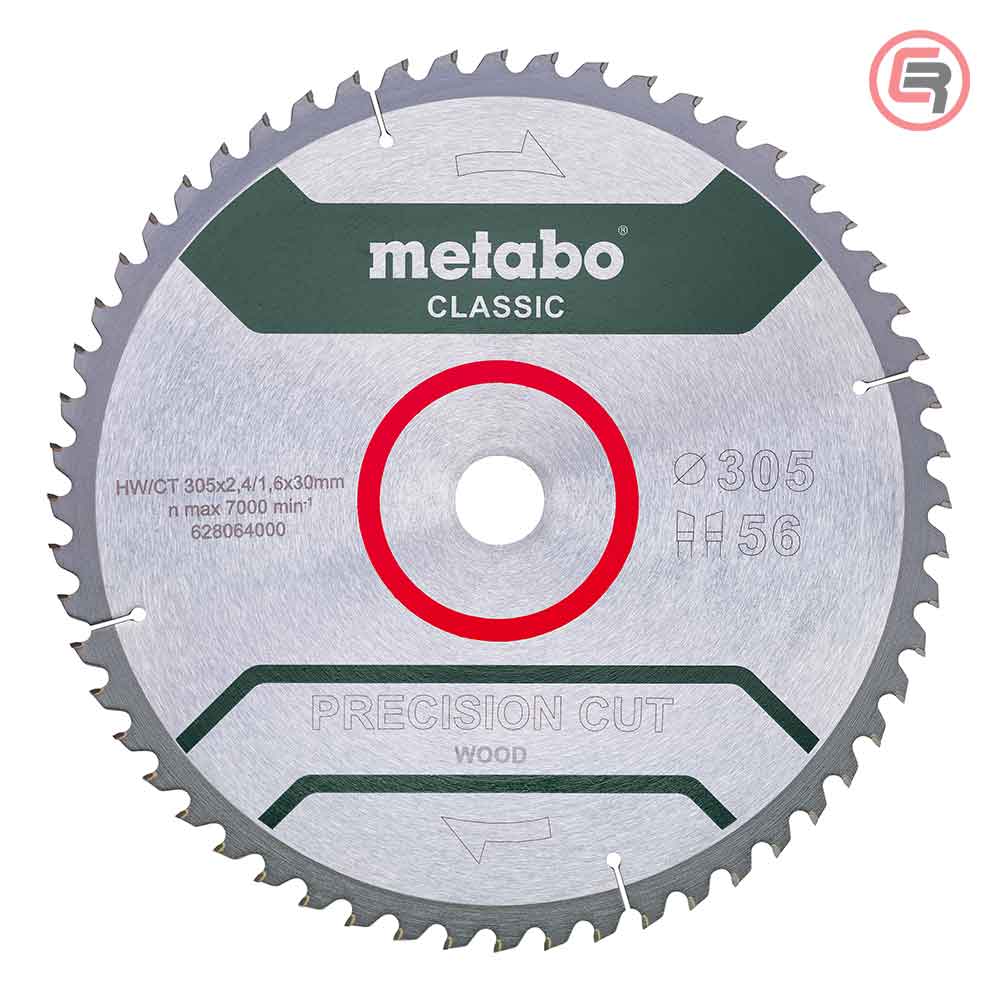 Metabo List Kružne Pile 305 x 2,4 / 1,6 x 30 / Z = 56 Precision Cut Wood Classic – 628064000 by Metabo 628064000 Listovi Pila