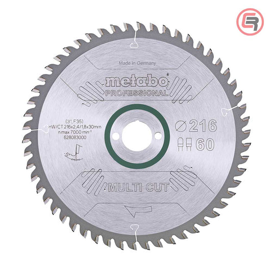 Metabo list kružne pile 628083000, 216 mm, 60 zuba