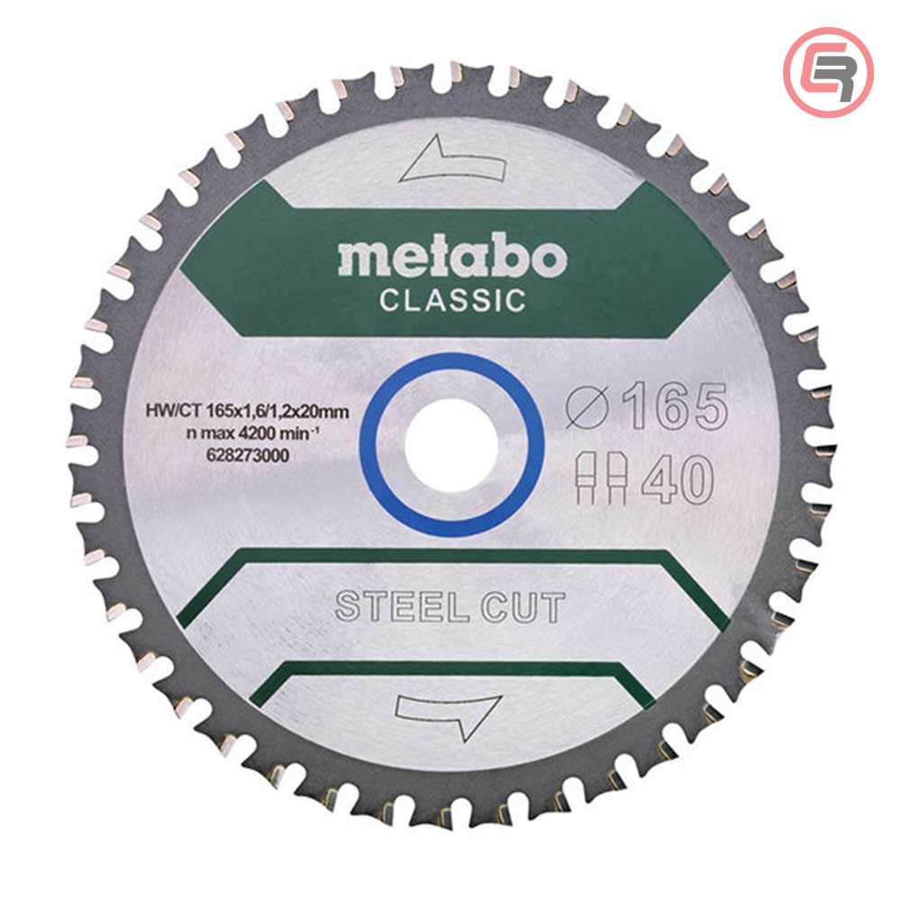 Metabo List Kružne Pile Za Metal 165×1,6/1,2×20 / Z=40 Steel Cut / Sandwich Panel Classic – 628273000 by Metabo 628273000