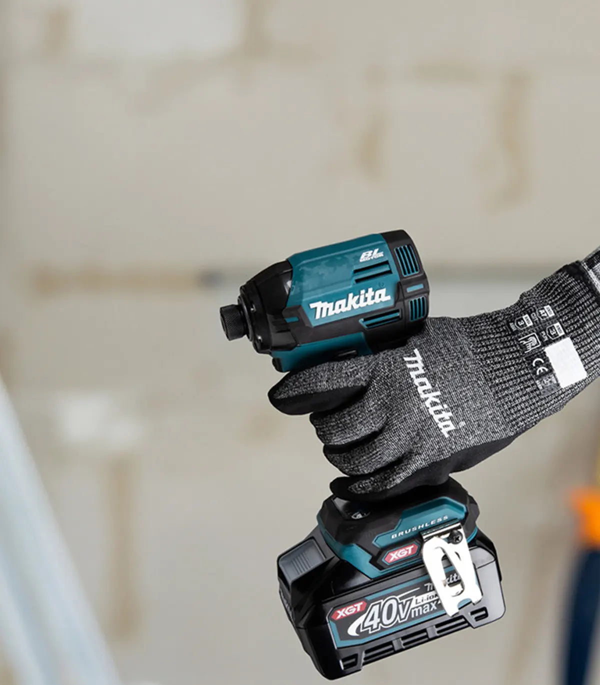Makita – Radne rukavice Advanced FitKnit Cut Level 7, nitrilne, M, L, XL by Makita Zaštitne rukavice - detalj 3