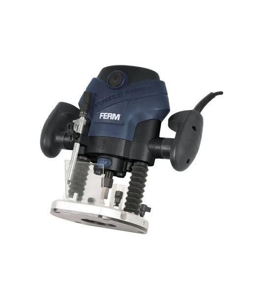 Ferm – Električna glodalica za drvo 1300 W PRM1015 sa 6 glodala by Ferm Električne glodalice i blanje