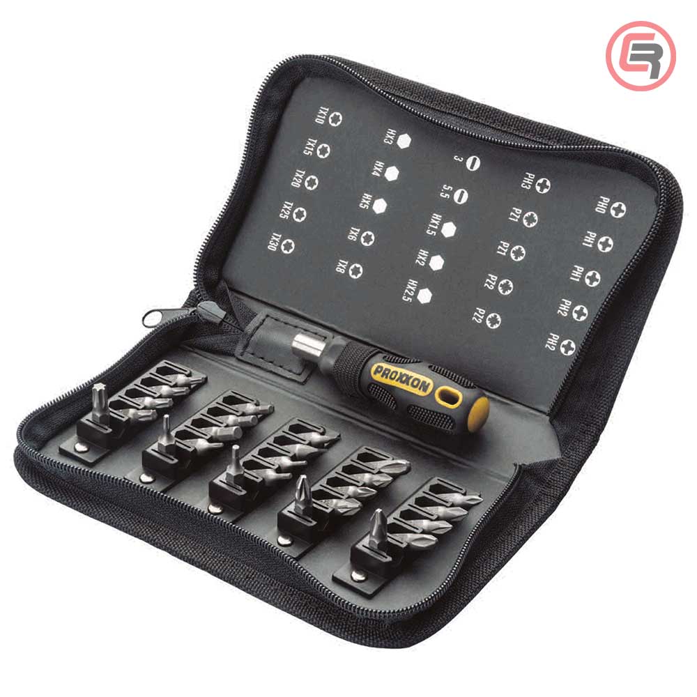 Proxxon Garnitura Bit Nastavaka Sa FLEX-DOT Drškom U Torbici / 26 dijelna – 22730 by Proxxon 22730 Garniture / Setovi Alata
