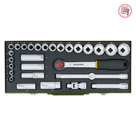 Proxxon Garnitura Nasadnih Ključeva 1/2” 8-34mm / 29 dijelna – 23000 by Proxxon 23000 Garniture / Setovi Alata - detalj 2