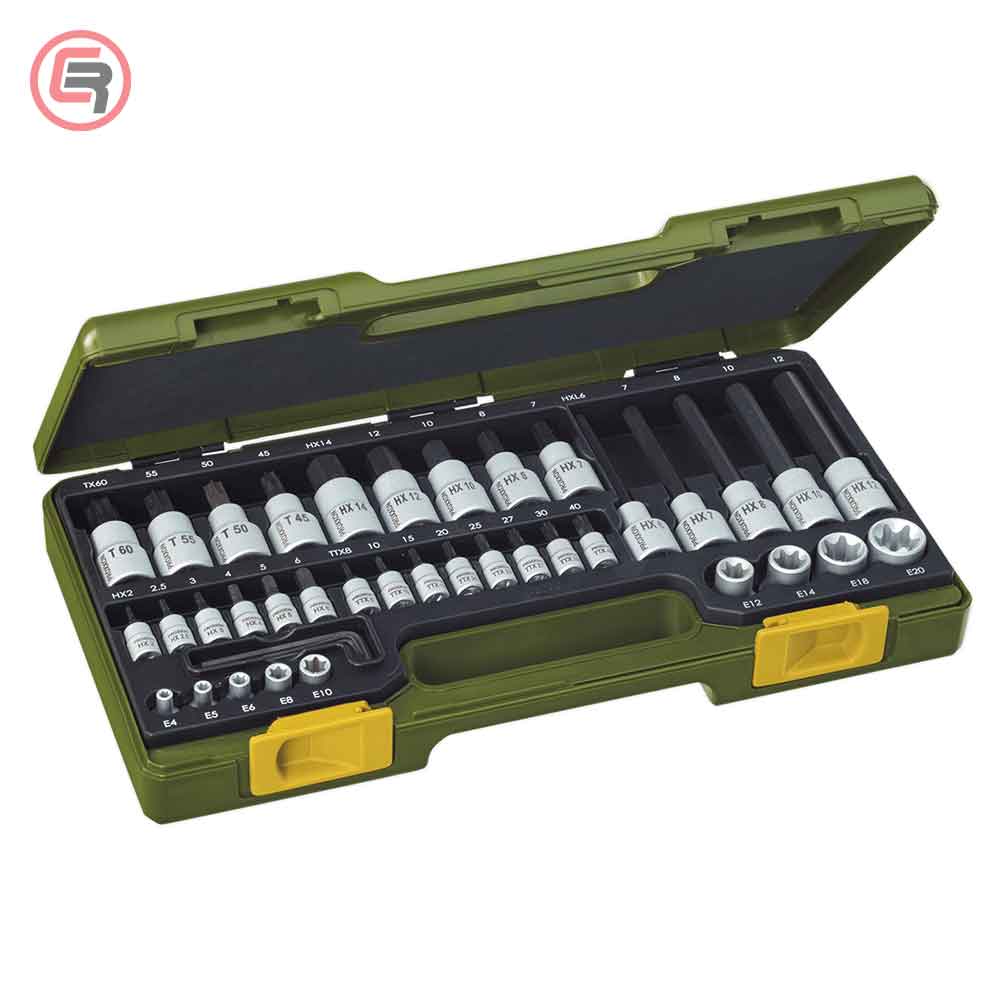 Proxxon Garnitura Nasadnih Torx i Imbus Ključeva 1/4″ + 1/2″ / 42 dijelna – 23290 by Proxxon 23290 Garniture / Setovi Alata
